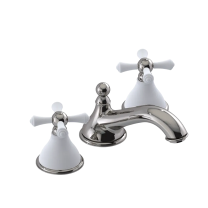 Rubinet Widespread Lav. Set. (less drain) Polished Nickel