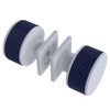 Rubinet Shower Door Knob (set) White