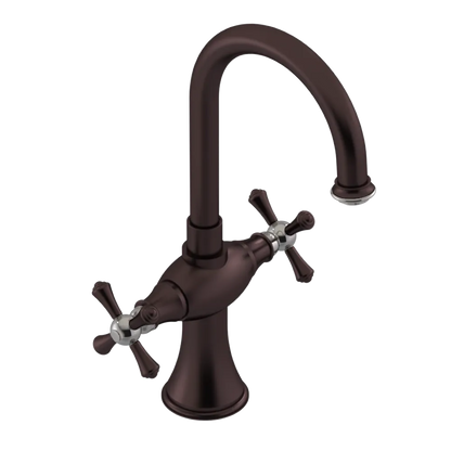 Rubinet Single Hole Dual Handle Lav. Set. (less drain) Oil Rubbed Bronze