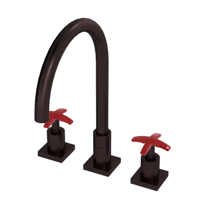 Rubinet Widespread Kitchen Set Oil Rubbed Bronze