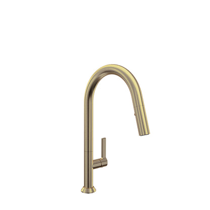 Baril High single-hole kitchen faucet with 2-function pull-down spray