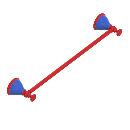 Rubinet Towel Bar 18" Red