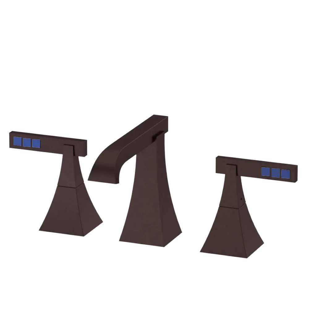 Rubinet Widespread Lav. Set. (less drain) Oil Rubbed Bronze
