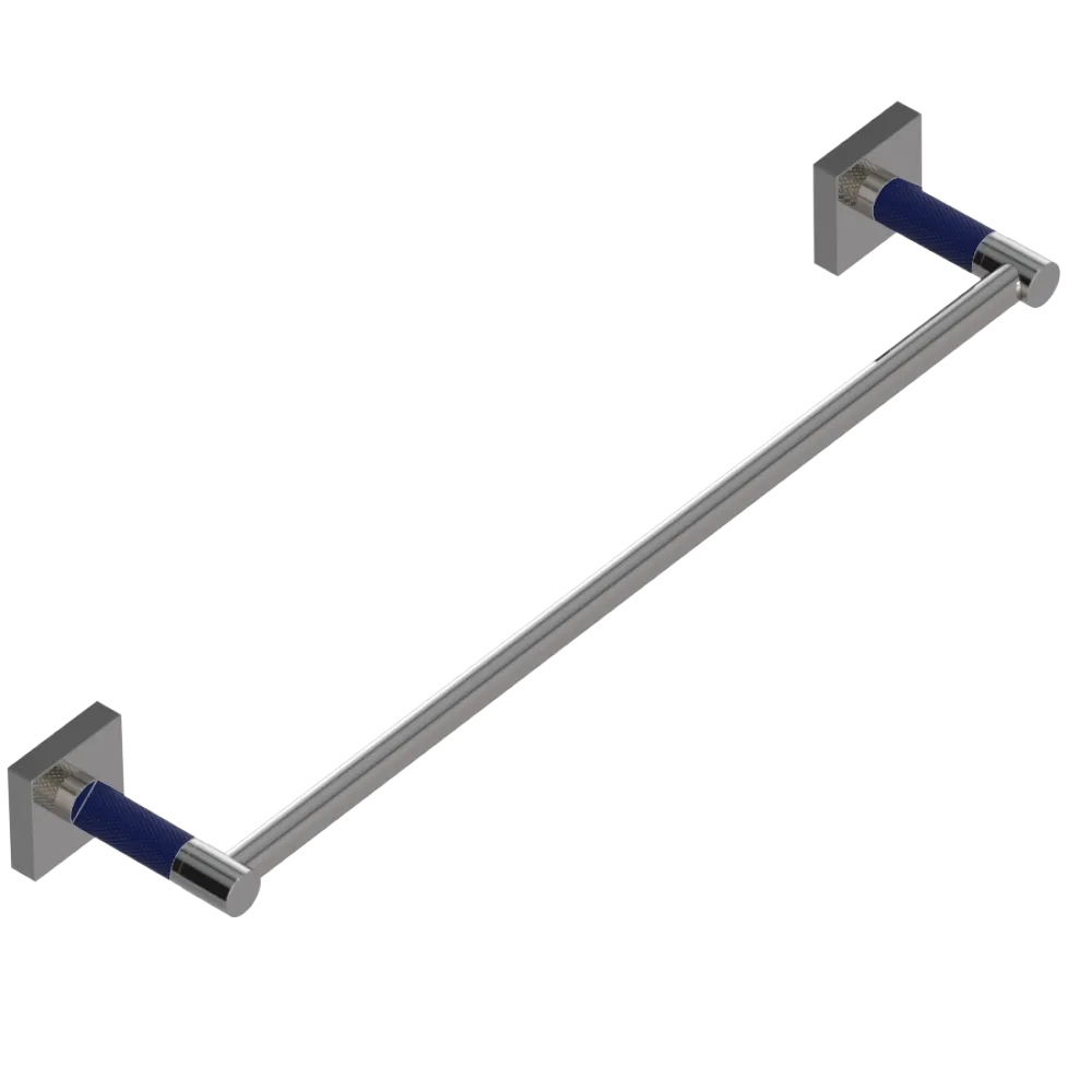 Rubinet 18" TOWEL BAR Polished Nickel