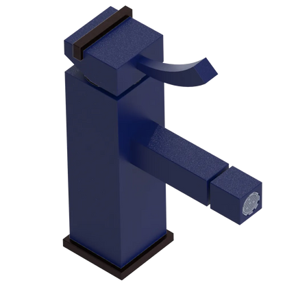 Rubinet Single Control Bidet Fitting (less drain) Midnight Blue