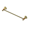 Rubinet Towel Bar 18" Natural Brass