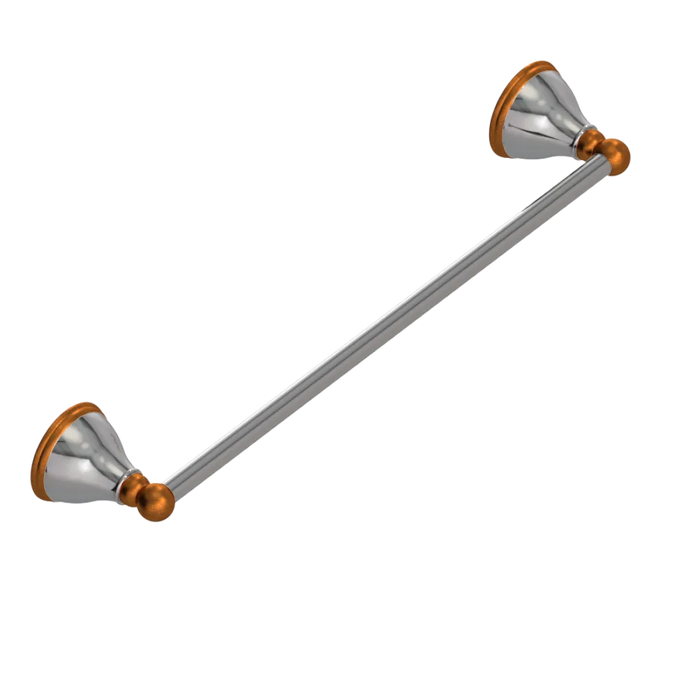 Rubinet Towel Bar 18" Polished Nickel
