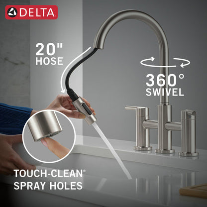 Delta Nicoli Pull-Down Bridge