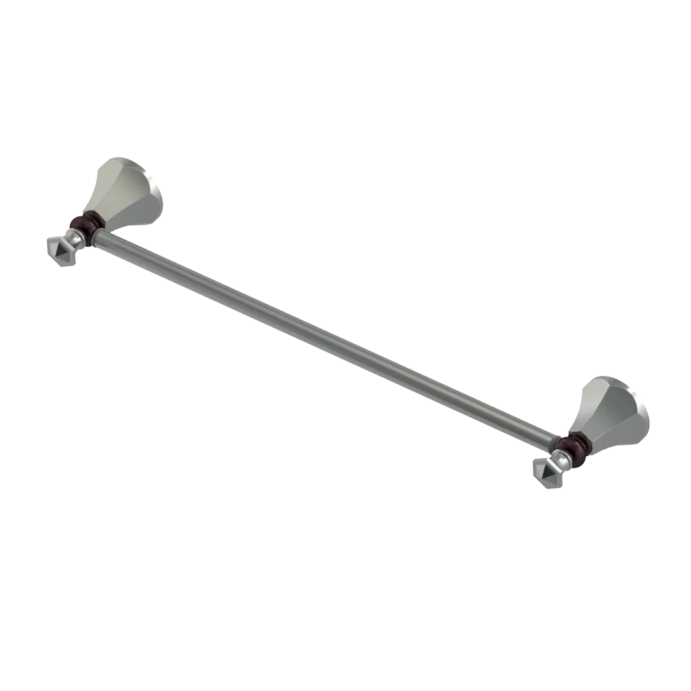 Rubinet Towel Bar 18" Satin Nickel