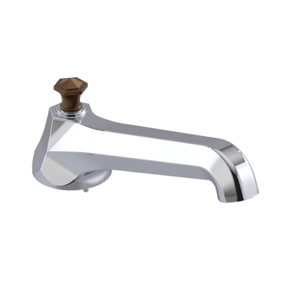 Rubinet Tub Filler Spout Deck Mount Chrome