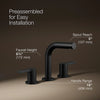 Elate® Widespread bathroom sink faucet, 0.5 gpm