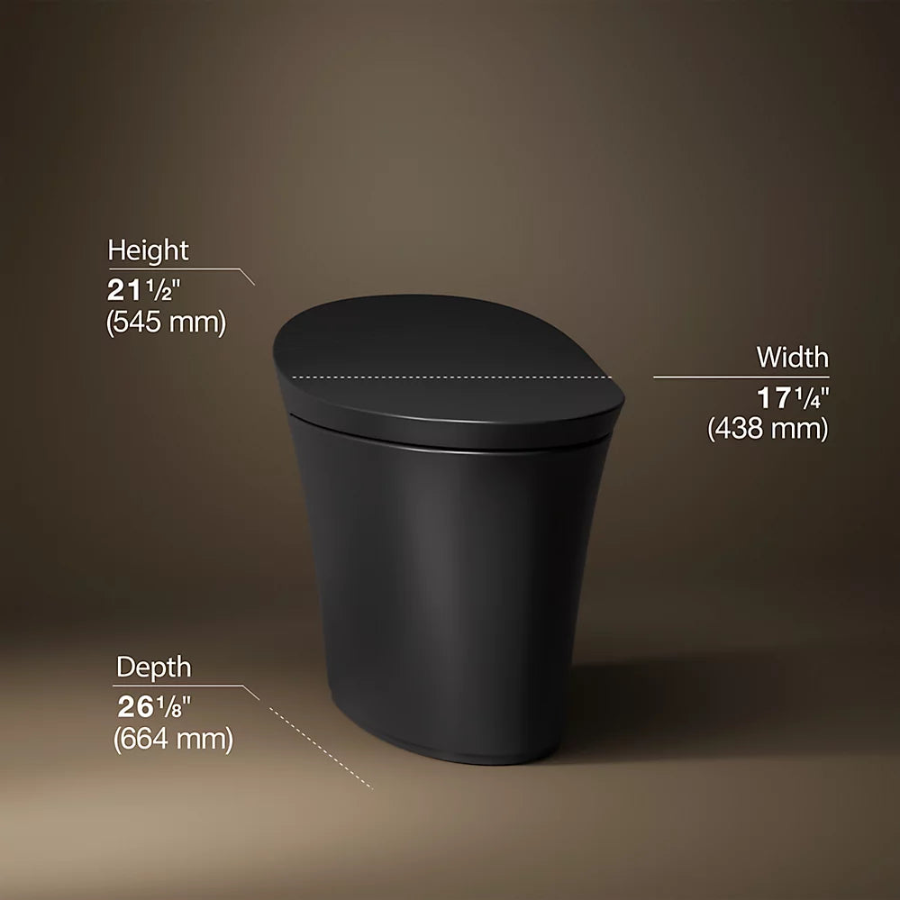 Kohler Veil® One-piece compact elongated smart toilet, dual-flush - Golzar Home