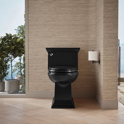 Kohler Memoirs® Stately One-piece compact elongated toilet with skirted trapway, 1.28 gpf - Golzar Home