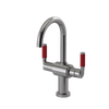 Rubinet Single Hole Dual Handle Lav. Set. (less drain) Polished Nickel