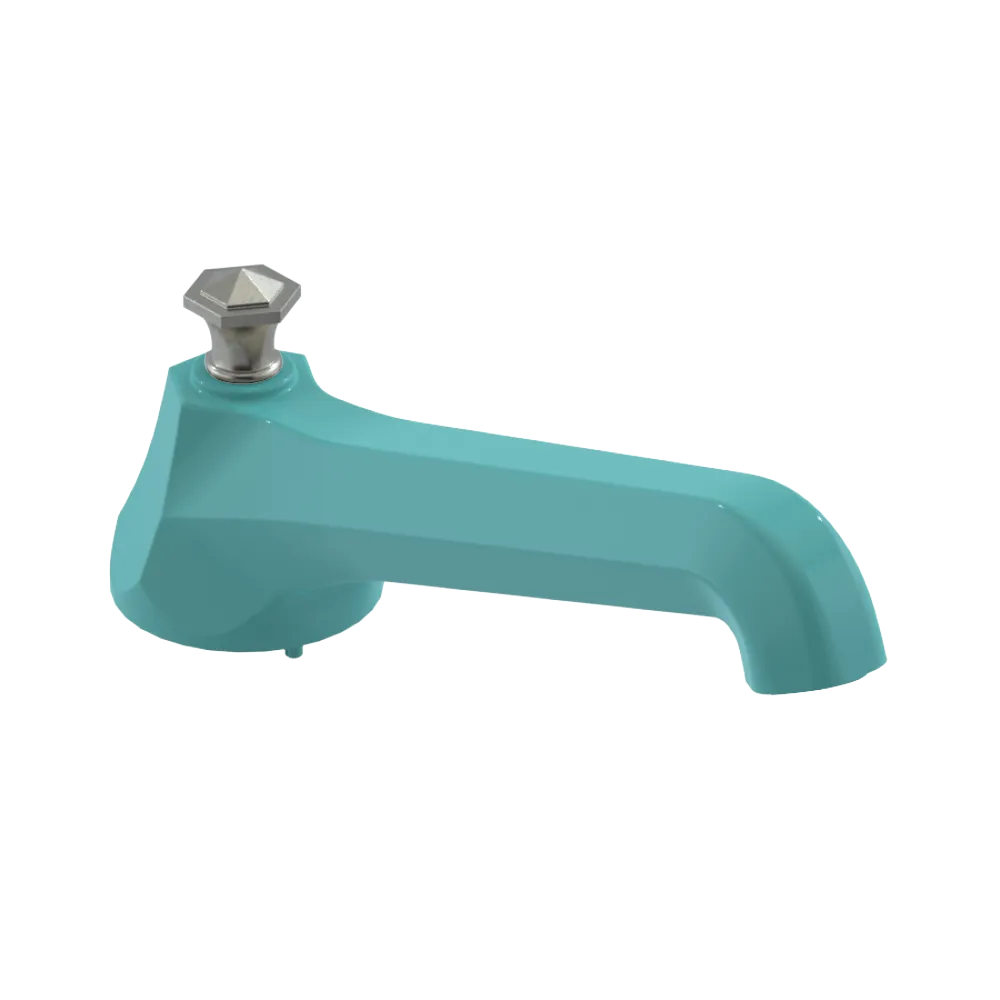 Rubinet Tub Filler Spout Deck Mount Aqua
