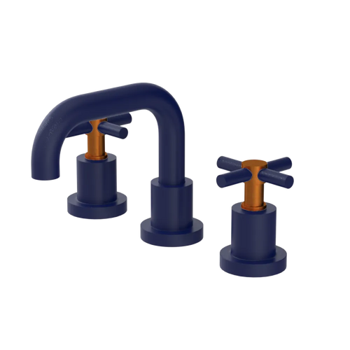Rubinet Widespread Lav. Set. (less drain) Midnight Blue