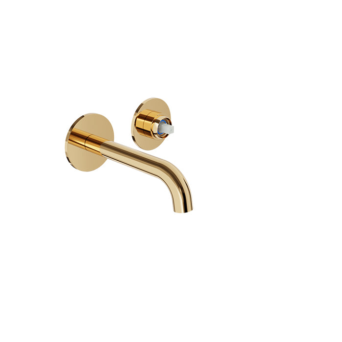 Baril Trim only for single lever wall-mounted lavatory faucet, drain not included