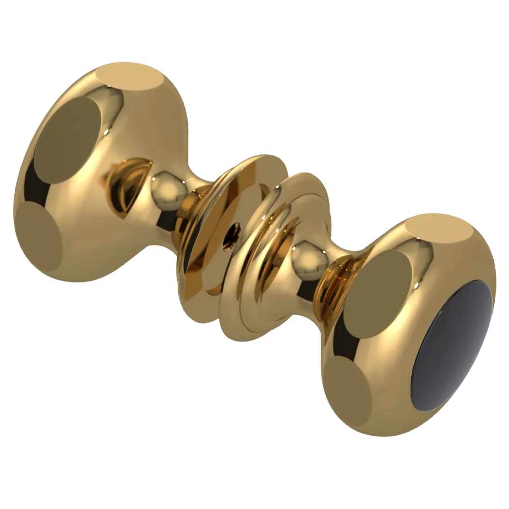 Rubinet Shower Door Knob (set) Gold