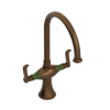 Rubinet Two Handle Single Hole Kitchen Set Oil Rubbed Bronze