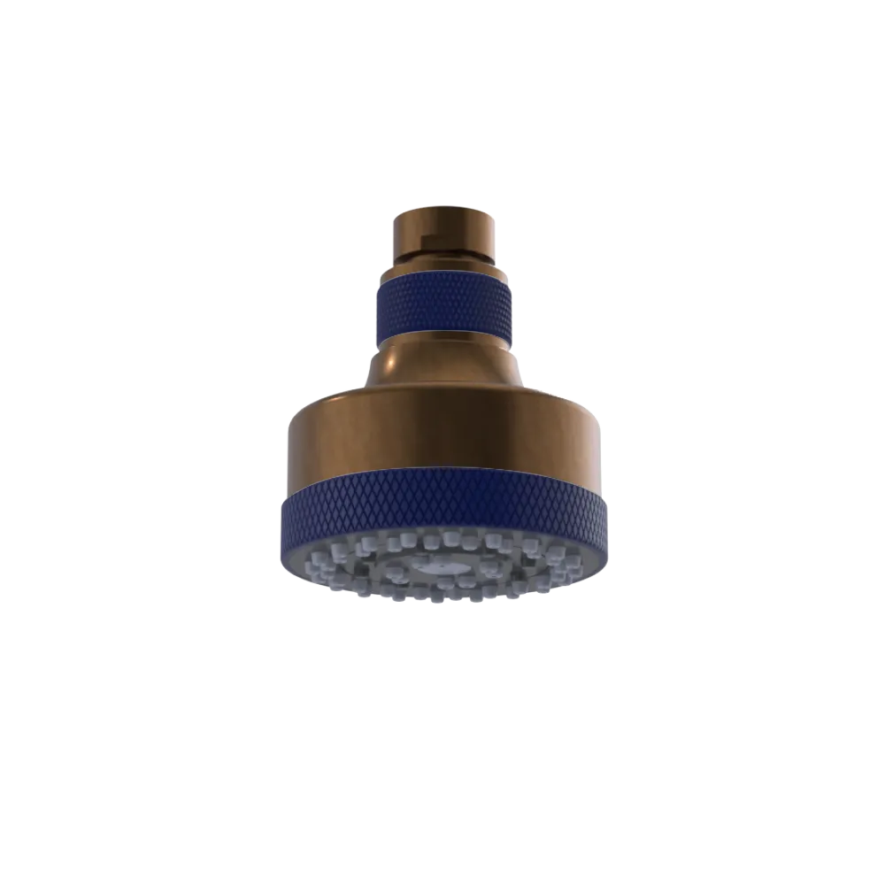 Rubinet 3 FUNCTION SHOWER HEAD Tuscan Brass