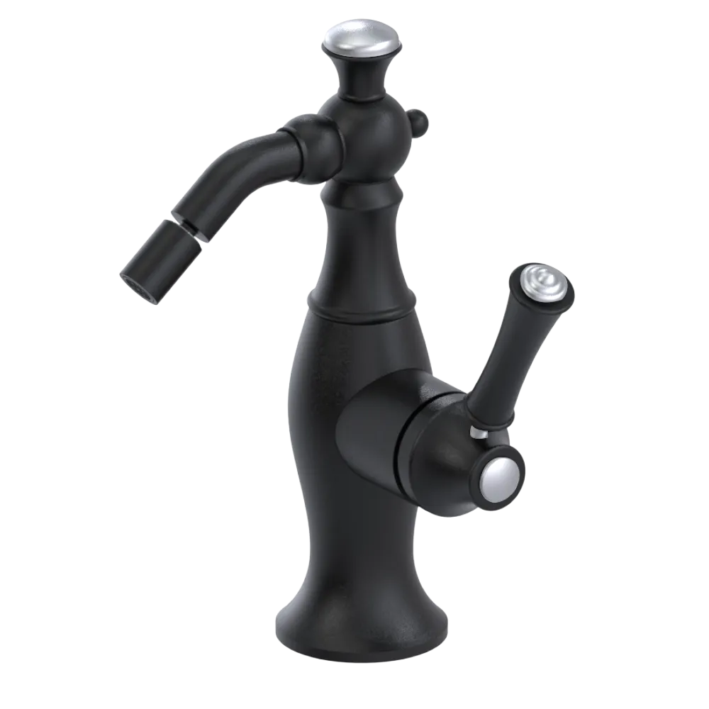 Rubinet Single Control Bidet Fitting (less drain) Matt Black