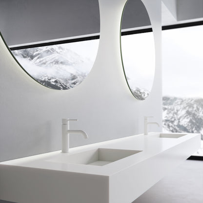 Baril Single-hole lavatory faucet, drain not included