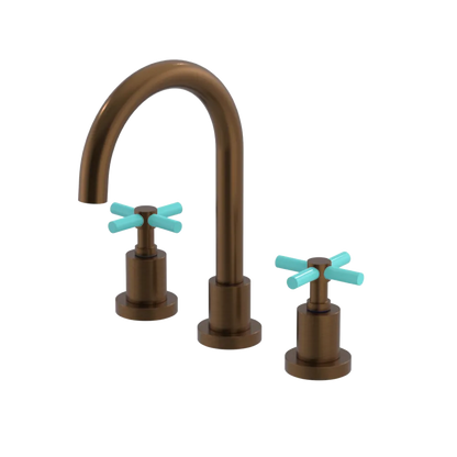 Rubinet Widespread Lav. Set. (less drain) Tuscan Brass