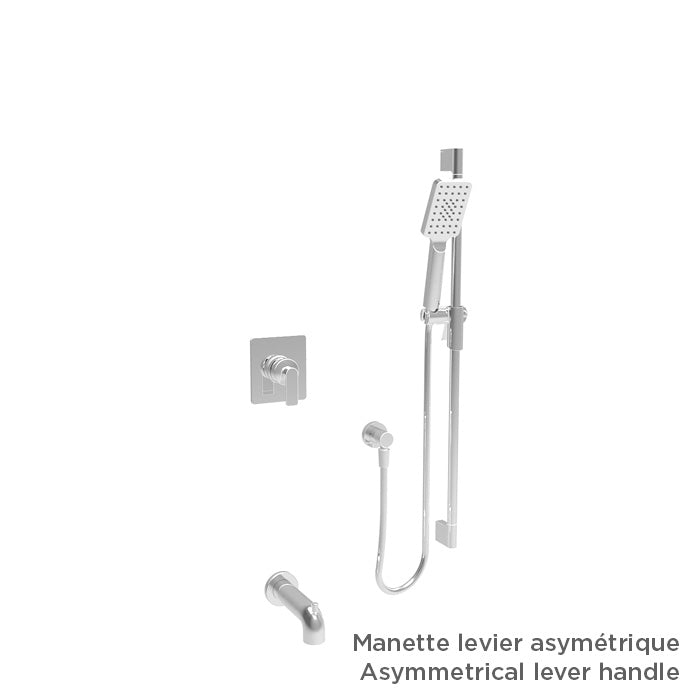 Baril Complete pressure balanced shower kit without handle