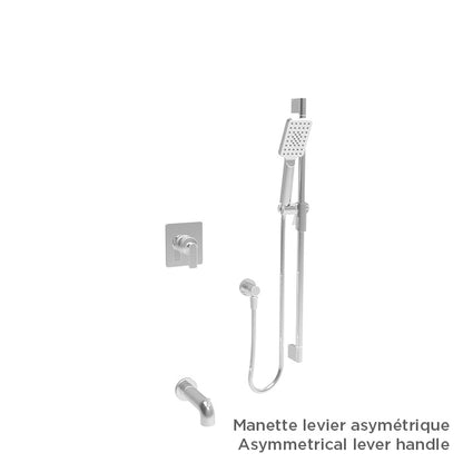 Baril Complete pressure balanced shower kit without handle