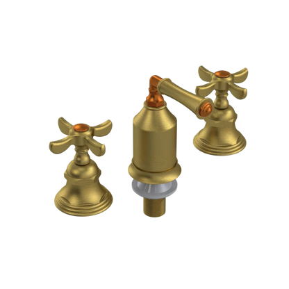 Rubinet Bidet Fitting with Spray, Diverter, and Vacum Breaker (Less Drain) Antique Brass Matt