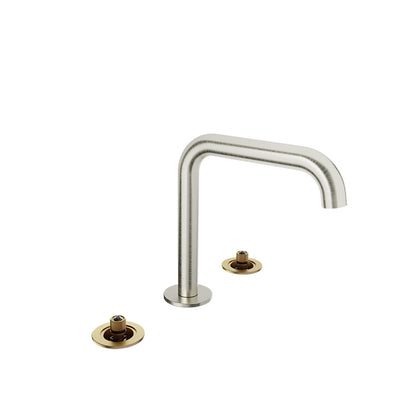 Baril 8" c/c lavatory faucet (without handle), drain included