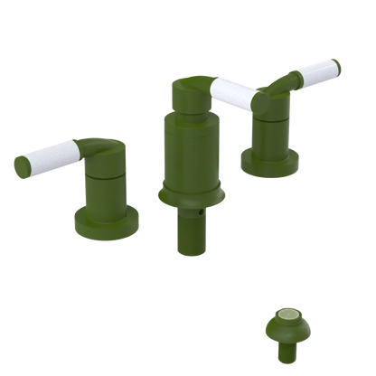 Rubinet Bidet Fitting with Spray, Diverter, and Vacum Breaker (Less Drain) Green Envy