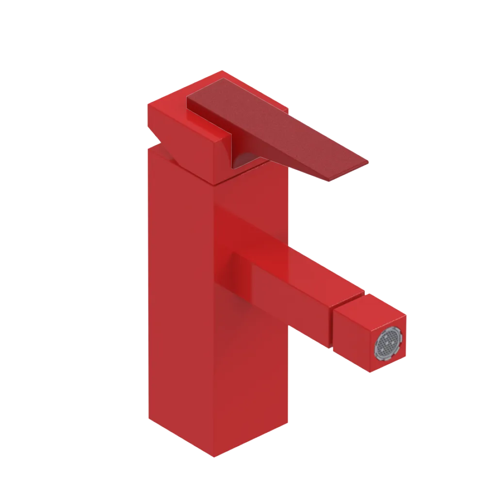 Rubinet Single Control Bidet Fitting (less drain) Red
