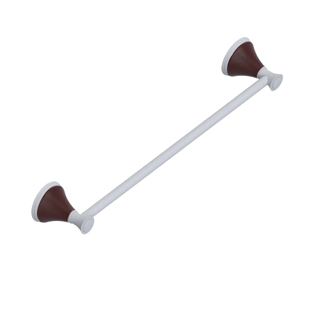 Rubinet Towel Bar 18" Matt White