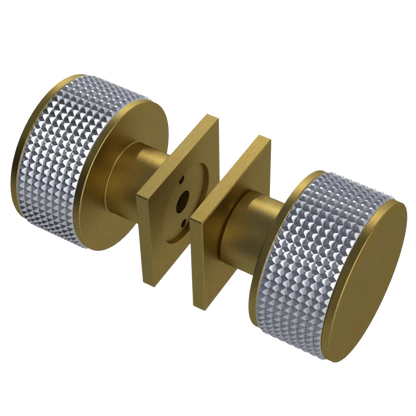 Rubinet Shower Door Knob (set) Antique Brass Matt