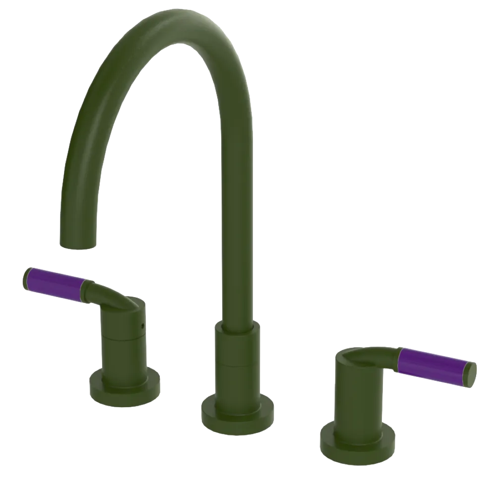 Rubinet Widespread Kitchen Set Green Envy