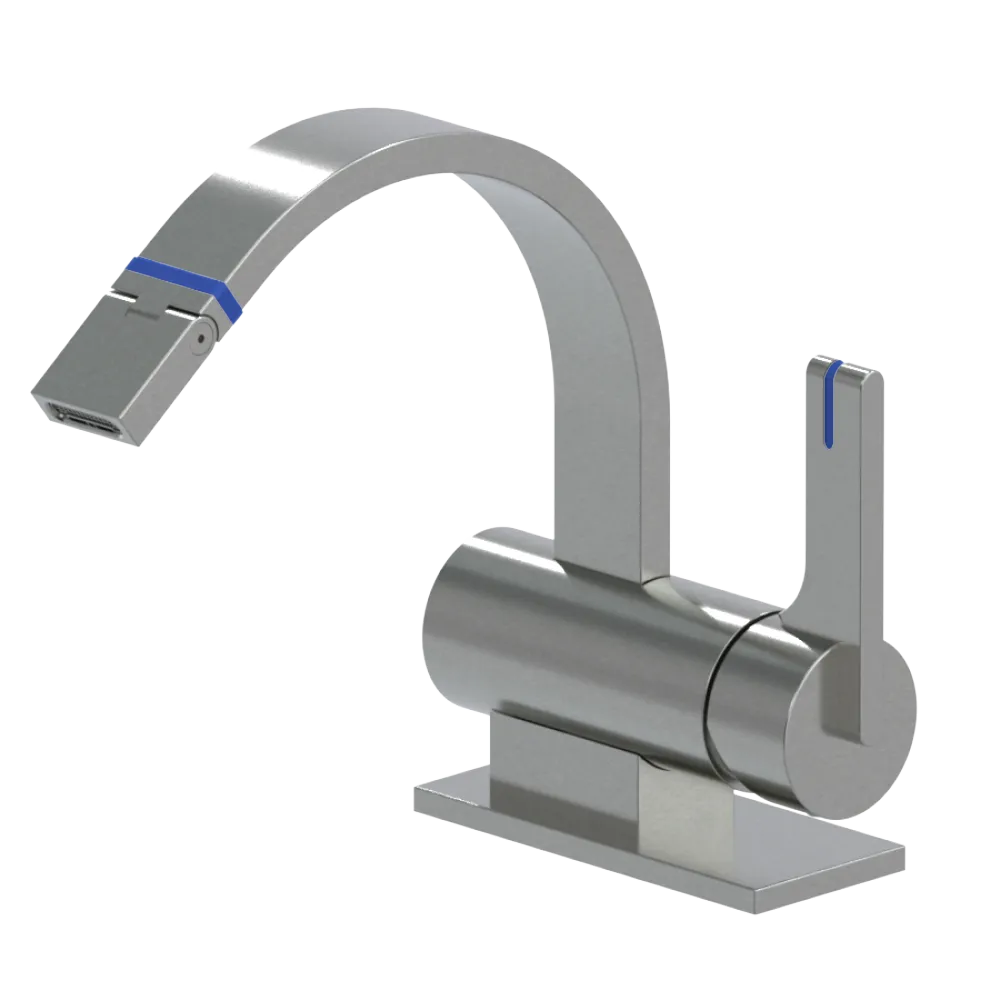Rubinet Single Control Bidet Fitting (less drain) Satin Nickel
