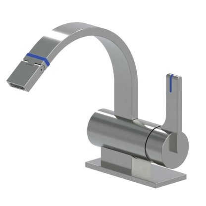 Rubinet Single Control Bidet Fitting (less drain) Satin Nickel