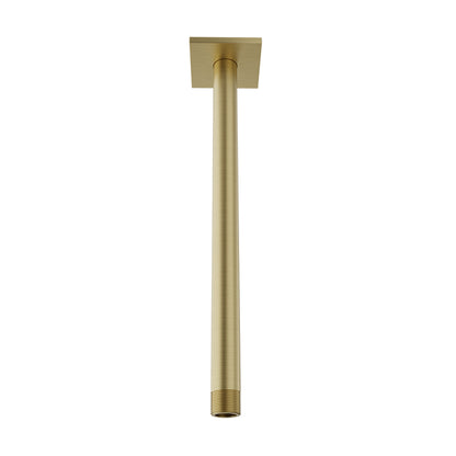 Baril 12" ceiling mounted shower arm, square flange