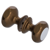 Rubinet Shower Door Knob (set) Tuscan Brass