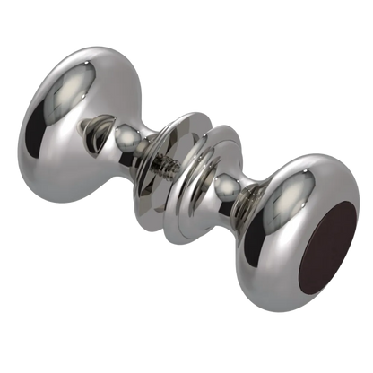 Rubinet Shower Door Knob (set) Polished Nickel
