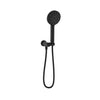 Baril 3-spray anti-limestone hand shower on wall-mounted supply elbow