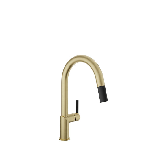 Baril Single-hole kitchen faucet with 2-function pull-down spray
