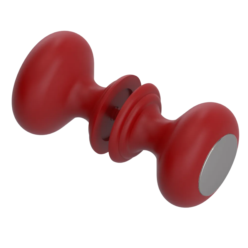 Rubinet Shower Door Knob (set) Maroon