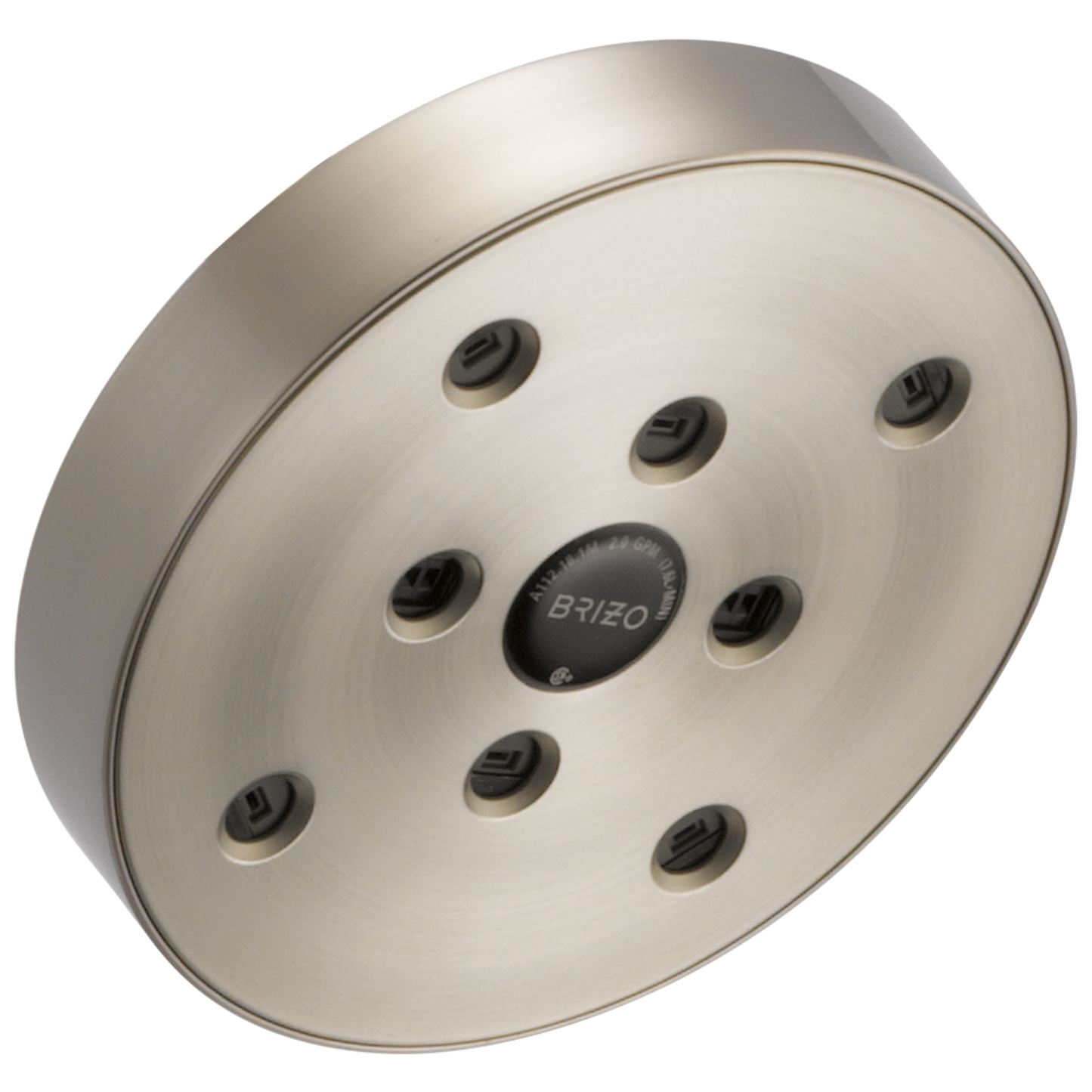 Brizo 5 Linear Round H2Okinetic Single Function Wall Mount Showerhead