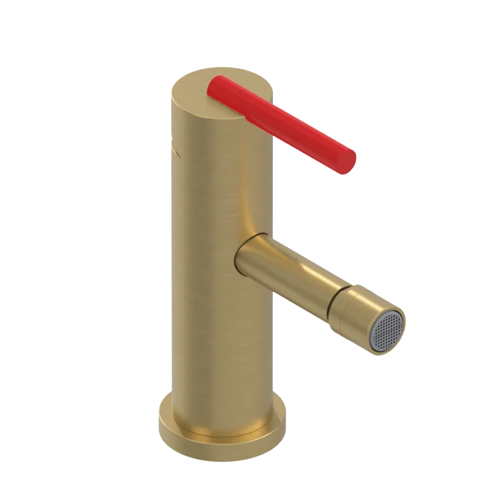 Rubinet Single Control Bidet Fitting (less drain) Satin Brass
