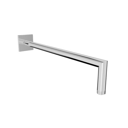 Baril 16" wall-mounted shower arm, square flange