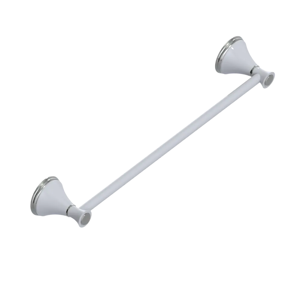 Rubinet Towel Bar 24" White