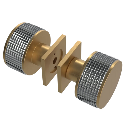 Rubinet Shower Door Knob (set) Satin Gold