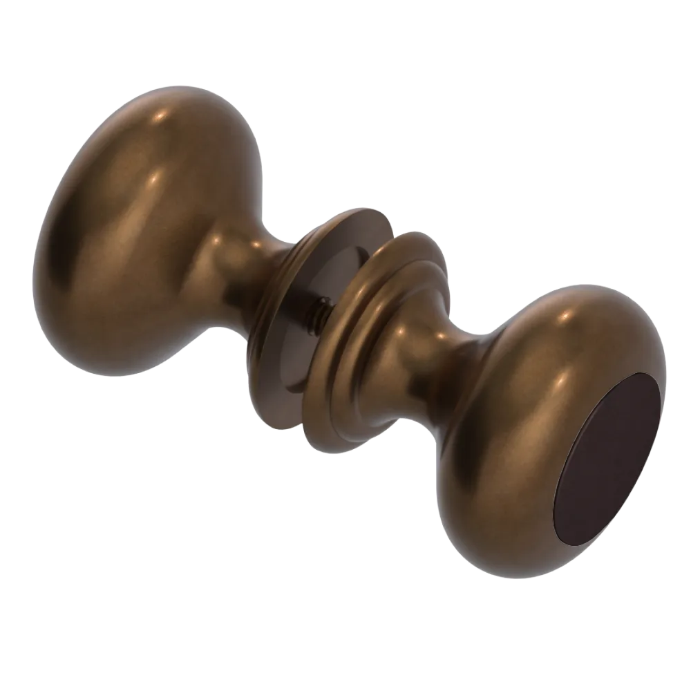Rubinet Shower Door Knob (set) Tuscan Brass